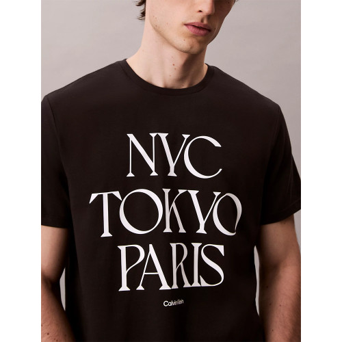 Calvin Klein Ανδρική κοντομάνικη μπλούζα Flagship Cities Graphic Relaxed T-Shirt